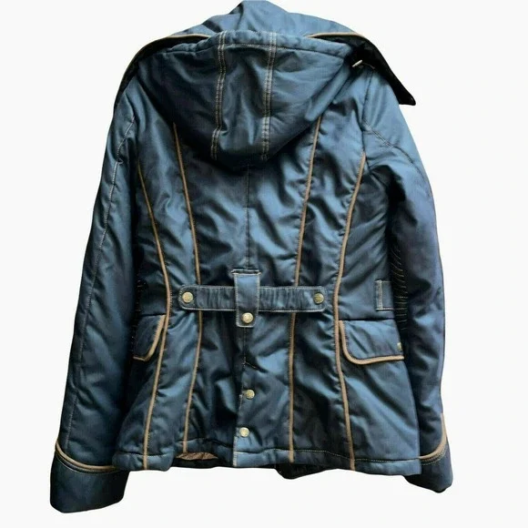 Charles de Nevel 38 S French Designed Winter Equestrian Sports Hooded Jacket - Picture 2 of 8